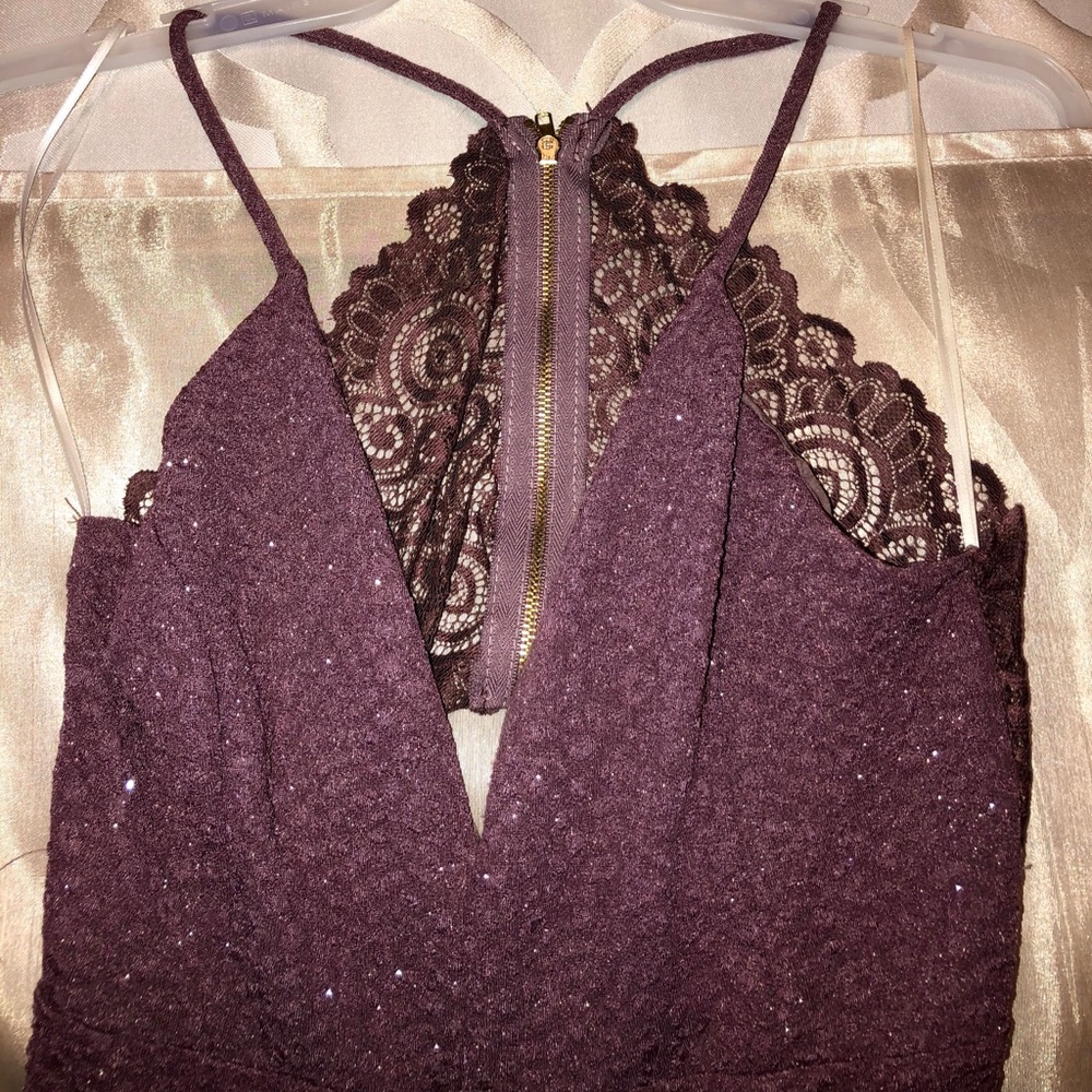 Mauve mini skater dress
